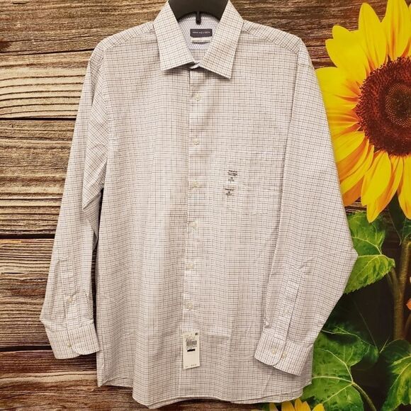 Van Heusen long sleeve dress shirt 👔 large NWT - Picture 1 of 8